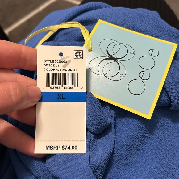 NWT CeCe Blouse - Picture 3 of 6